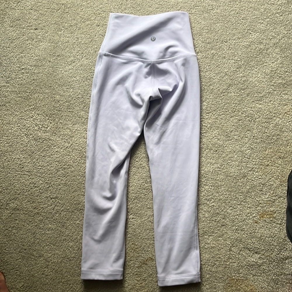 Lululemon align capri leggings light purple